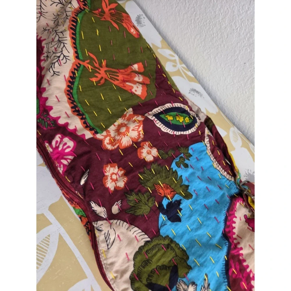 Breathe Yoga Mat Bag Colorful Patchwork Boho Gym Workout Gear